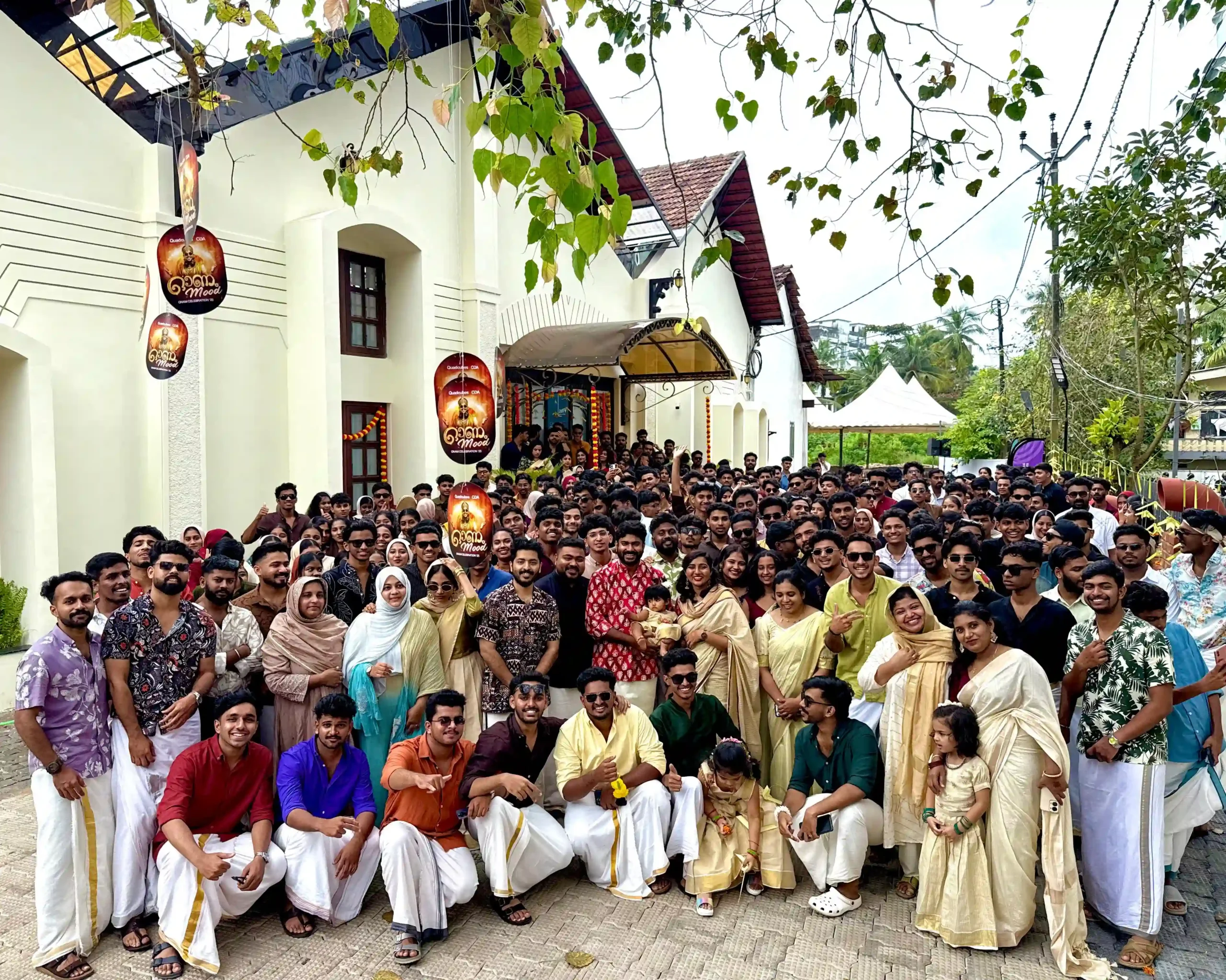 onam 2025 at cda. 300 learners celebrrated onam at theb est digital marketingv academy in calicut.